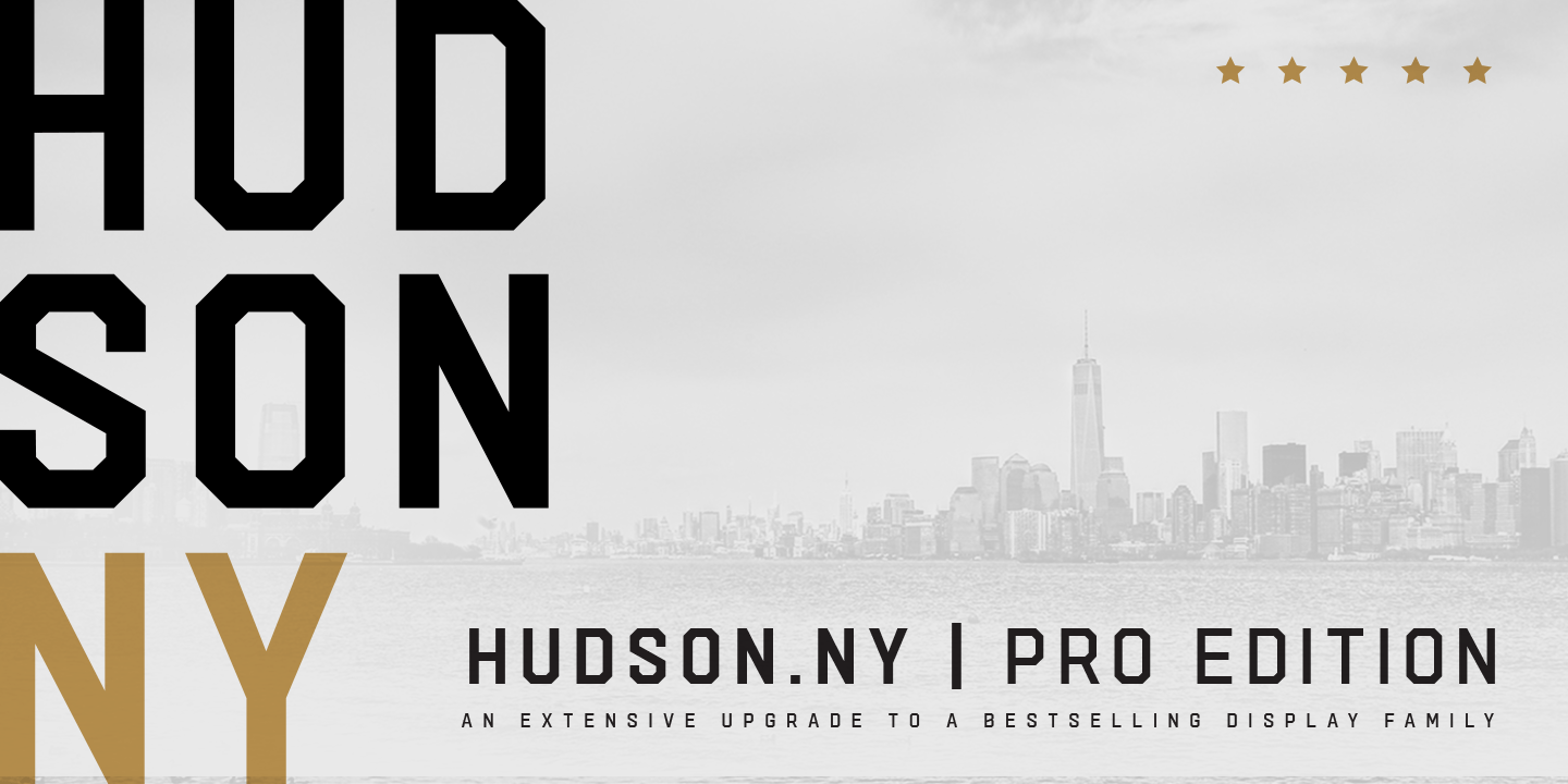 Font Hudson NY Pro Serif